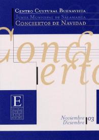 Portada:Conciertos Docente de Navidad Centro Cultural Buenavista : Cátedra de Piano Grupo Santander