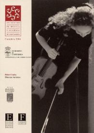 Portada:Encuentro de Música y Academia de Santander : Cantabria 2004