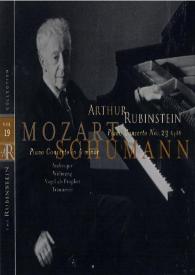 Portada:The Rubinstein Collection, vol. 19 : Mozart, Schumann
