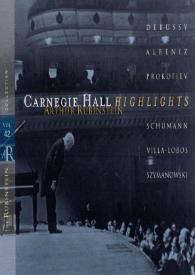 Portada:The Rubinstein Collection, vol. 42 : Carnegie Hall Highlights