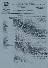 Portada:Contrato entre Arthur Rubinstein y Ernesto de Quesada para una gira artística entre el 15 de Mayo de 1943 y el 15 de Agosto de 1943