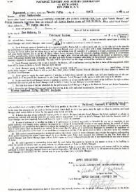 Portada:Contrato entre Arthur Rubinstein y  Civic Concert Service Inc. para un concierto