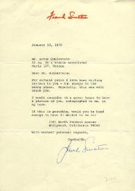 Portada:Carta dirigida a Arthur Rubinstein, 12-01-1972