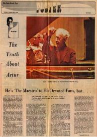 Portada:The truth about Artur  (Arthur Rubinstein) : he's 'the maestro to his devoted fans, but... he's still a playboy'