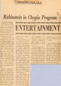 Portada:Rubinstein in Chopin program