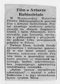 Portada:Film o Arturze Rubinsteinie (Arthur Rubinstein)