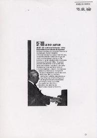 Más información sobre A 2 le roi Arthur : 20.30 - A2 - Le Grand Echiquier : Artur (Arthur) Rubinstein ou la volonté du bonheur