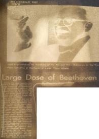 Portada:Large dose of Beethoven