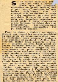Portada:La saison musicale 195? 1960 ne nous a revel? Paris...