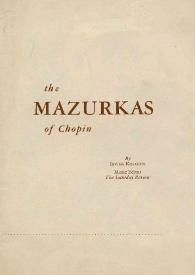 Portada:The Mazurkas of Chopin