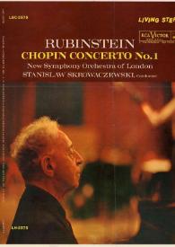 Portada:Rubinstein : Chopin Concerto Nº 1