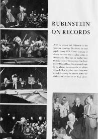 Portada:Artur (Arthur) Rubinstein : Rubinstein on Records