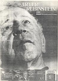 Portada:Artur (Arthur) Rubinstein on RCA records and tapes