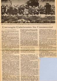 Portada:Carnegie Celebrates Its Centennial
