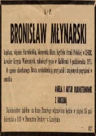Portada:Bronislaw Mlynarski