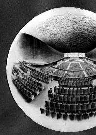 Portada:Diseño del Ussishkin Memorial Hall. Local para congresos y conciertos con una capacidad para 3.500 espectadores sentados