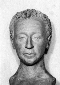 Portada:Primer plano del busto en arcilla de Arthur Rubinstein por Aniela Rubinstein