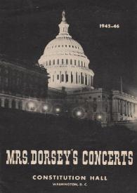 Portada:Mrs. Dorsey's Concerts