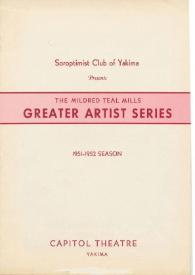 Portada:The mildred teal mills Greater Artist Series