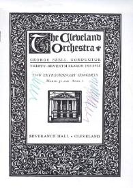 Portada:The Cleveland Orchestra : Thirty - Seventh Season 1954 - 1955