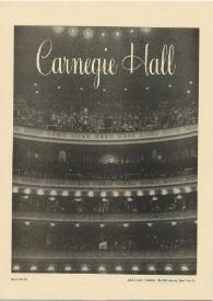 Portada:Carnegie Hall