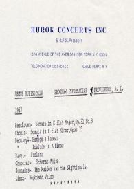 Portada:Manuscrito de repertorio de conciertos