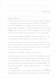 Portada:Carta dirigida a Aniela Rubinstein. Jackson Heights (Nueva York), 18-01-1984
