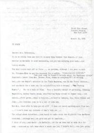 Portada:Carta dirigida a Aniela Rubinstein. Jackson Heights (Nueva York), 30-08-1986
