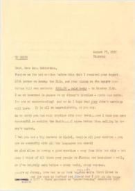 Portada:Carta dirigida a Aniela Rubinstein, 27-08-1992