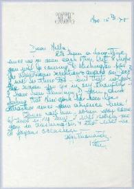 Portada:Carta dirigida a Aniela Rubinstein, 15-11-1978