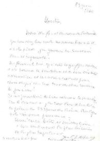 Portada:Carta dirigida a Arthur Rubinstein. París (Francia), 29-06-1965