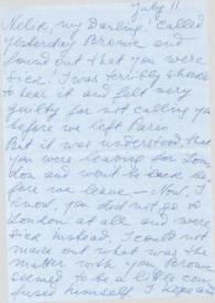 Portada:Carta dirigida a Aniela Rubinstein. Beverly Hills (California), 11-07-1957