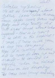 Portada:Carta dirigida a Aniela Rubinstein, 28-02-1977