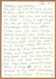 Portada:Carta dirigida a Aniela Rubinstein, 13-02-1978