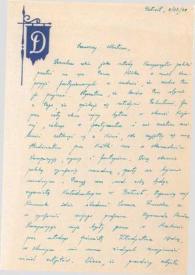 Portada:Carta dirigida a Arthur Rubinstein. Detroit (Michigan), 28-03-1949