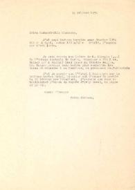 Portada:Carta dirigida a Chaboche, 15-02-1974