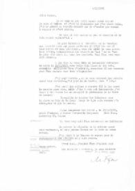 Portada:Carta dirigida a Aniela Rubinstein. París (Francia), 04-11-1975
