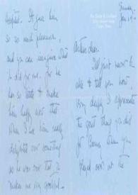 Portada:Carta dirigida a Arthur Rubinstein. Chicago (Illinois)