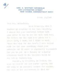Portada:Carta dirigida a Arthur Rubinstein. New Haven (Connecticut), 30-03-1966