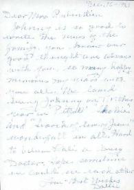 Portada:Carta dirigida a Aniela Rubinstein, 16-12-1981