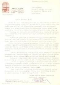 Portada:Carta dirigida a Aniela Rubinstein. Opatòwek (Polonia), 09-04-1984