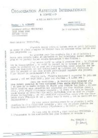 Portada:Carta dirigida a Arthur Rubinstein. París (Francia), 07-09-1951