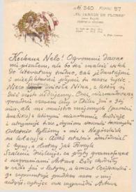 Portada:Carta dirigida a Aniela Rubinstein. Varsovia (Polonia), 28-01-1964