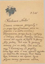 Portada:Carta dirigida a Aniela Rubinstein. Varsovia (Polonia), 09-01-1965