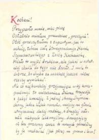 Portada:Carta dirigida a Aniela y Arthur Rubinstein. Varsovia (Polonia), 29-10-1968