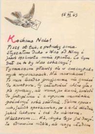 Portada:Carta dirigida a Aniela Rubinstein. Varsovia (Polonia), 18-11-1969
