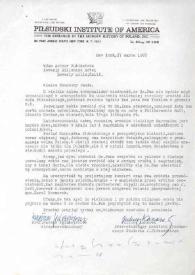 Portada:Carta dirigida a Arthur Rubinstein. Beverly Hills (California), 27-03-1967