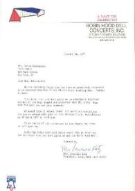 Portada:Carta dirigida a Aniela Rubinstein. Filadelfia (Pensilvania), 24-01-1977