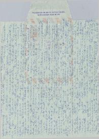 Portada:Carta dirigida a Aniela Rubinstein. Santa Mónica (California), 05-08-1955