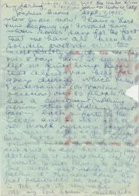Portada:Carta dirigida a Aniela Rubinstein. Santa Mónica (California), 07-09-1955